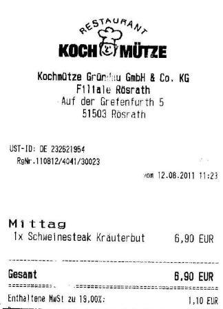 vslt Hffner Kochmtze Restaurant